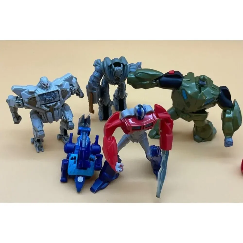 Transformers Lot: Optimus, Bulkhead, Starscream, Megatron + Chase‎ Dinobot Mini